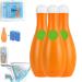Bowling Blue Bubble Toilet Bowl Cleaner Bowling Toilet Cleaner Automatic Long-Lasting Toilet Bowl Cleaner in Bottle Toilet Cleaner for Cistern (Color : 3pc)
