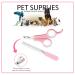 Crafterlife Small Animal Pet Grooming Kit - Shedding Slicker Brush, Massage Glove, Comb, Nail Clipper Trimmer - for Rabbit, Puppy, Kitten, Guinea Pig, Hamster, Ferret (Pink) - Buy Online on SooperMarket.com