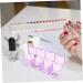 ABOOFAN 3 Sets Nail Art Storage Box Nail Jewelry Manicure Accessories Holding Ornament Container Ornament Storage Bin Nail Organizer Makeup Drawer Dip Powder Organizer Grid Spare Parts Abs - Buy Online on SooperMarket.com