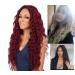 European and American curly hair wigs corn hot red long curly fluffy European and American wig womenLight Brown Dark brown