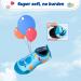 Kids Beach Swim Shoes - Blue Whale | Non-Slip Aqua Socks for Boys and Girls | Quick Dry Barefoot Water Sport Shoes - Buy Online on SooperMarket.com