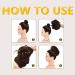 Norhogo Messy Hair Buns Extensions Curly Wavy Hair Extension Curly Wavy Messy Synthetic Bun Hairpiece for Women Thick Hair Pieces Wavy Curly Ponytail (Dirty Blonde) - Buy Online on SooperMarket.com
