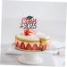 Warmhm 6pcs 2023 cake supplies party supplies top hat dessert decorations Insert card cupcake decors graduation cupcake topper 2023 props grad cake decorations paper cup - Buy Online on SooperMarket.com