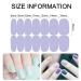 SILPECWEE Light Colour Nail Polish Strips for Women - 16 Sheets with Nail File | Self Adhesive Gel Nail Wraps Sticker and Accessories - Buy Online on SooperMarket.com