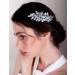 Chargances Crystal Bridal Hair Comb - Gold Wedding Rhinestone Hair Side Clip for Bride, Handmade Hair Accessory for Wedding & Prom - Buy Online on SooperMarket.com