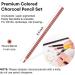 Dyvicl Charcoal Pencils Drawing Set - 12 Pieces for Drawing, Sketching, Shading, Blending - Ideal for Beginners and Artists - Buy Online on SooperMarket.com