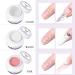 Gel Builder for Nails 3 Colours 20 g Clear Pink White Nail Extension Gel Kit Hard Gel for Nails Builder Nail Gel Kits with Nail Shapes and Acrylic Nail Brush for Nail Art Manicure - Buy Online on SooperMarket.com