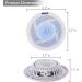 Pyle 240W 6.5 Low-Profile Waterproof Marine Speakers - 1 Pair Slim Style Outdoor Audio System w/ Illuminating LED Lights - Buy Online on SooperMarket.com