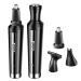 TEMKIN Nose Hair Trimmer 4 in 1 Nose Hair Trimmer Nose Ear Cleaner Rechargeable Nose Hair Trimmer Beard Trimmer Micro Shaver Eyebrow Grooming Set Trimmers