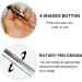 1/3PCS 4 In1 Eyebrow Contour Highlight Pen 4 in 1 Makeup Pen Waterproof Defining Highlighting Brow Pen Rotating Eyebrow Pencil Portable Eye Beauty Makeup Tool Gifts for Birthday Christmas 02# - Buy Online on SooperMarket.com