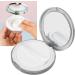 Flocking Powder Face Powder Powder Container Set Empty Preventative Leak Flocking Powder Puff Refillable Loose Compact Container HD Mirror Face Powder Compact With Mirror for Travel Cheeks - Buy Online on SooperMarket.com
