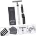 Angoily 3 Sets Manual Razor & Travel Bottles | Silicone Mustache & Double-Sided Face Razor - Durable & Portable - Buy Online on SooperMarket.com