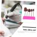 Anneome 1 Set Nail Sand Ring Cap Nail Cuticle Drill Bit Nail File Bits Portable Drill Kit U as Acrilicas Nail Salon Accessory Nail Drill Bits Pro Tools Foot Head Box 8x6cm Rosy - Buy Online on SooperMarket.com