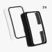 kwmobile Huawei Band 7/Band 6/Honor Band 6 Cover (Set of 2) - Tempered Glass with Plastic Frame - Black/Transparent - Buy Online on SooperMarket.com