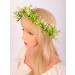 Wiwpar Boho Flower Wreath Headpiece - Maternity Birthday Bridal Halo Hair Accessory for Women & Girls - Green Leaf Bohemian Fairy Flower Headband (Style4 - Buy Online on SooperMarket.com