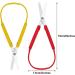 Yellow Loop Scissors for Kids Adult Easy Grip Easy Opening Adapted Scissors for Special Needs Safety Round Tip Open Squeeze Handles Multipurpose Comfort Grip Stainless Steel Office Scissors - Buy Online on SooperMarket.com