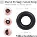 Grip Strength Trainer Kit: Hand Trainer Finger & Wrist Coach Forearm Training Equipment - Gyroball Gray & Black for Stress Relief - Buy Online on SooperMarket.com