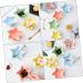 MAGICLULU Games Elderly 3 Pcs Sauce and Vinegar Dish Ceramics Flower Sauce re-usable Household Dipping Dish 11X11X3.2CM Assorted Color - Buy Online on SooperMarket.com