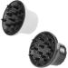 Adjustable Universal Hair Diffuser Nozzle for Natural Curly Wavy Hair - Black - Buy Online on SooperMarket.com