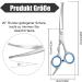Jostift Dog & Cat Grooming Scissors Set | Curved Fur Scissors for Pets | Professional Round Cherry Blue Scissors - Buy Online on SooperMarket.com