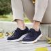 OrthoComfoot Men's Slip-On Arch Support Boat Shoes - Plantar Fasciitis Relief, Comfortable Walking Loafers - Navy, Size 11W - Buy Online on SooperMarket.com