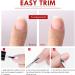 Professional Stainless Steel Cuticle Nippers - Precision Tool for Removing Excess Skin & Barbs on Fingers and Toes | International Shipping - Buy Online on SooperMarket.com