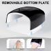 Rechargeable Cordless UV LED Nail Lamp 66W - Gel & Regular Polish Dryer | 5 Timer Settings, Automatic Sensor, LCD Display - Black - Buy Online on SooperMarket.com