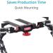 Camtree Hunt Quick Mount Universal Rosette Handle Set for ARRI Standard Rosette Rigs | Comfortable Rubber Handgrip, 15mm Rails, Multiple Angle Adjustments (CH-QM-H) - Buy Online on SooperMarket.com