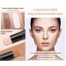 Go Ho 2 Colors Contour Stick - 2 in 1 Double-sided Concealer Stick Highlighter | Long-lasting Waterproof 3D Face Makeup Cream | 01# Ivory and Dark Brown - Buy Online on SooperMarket.com