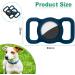 Ainiv Silicone Protection Case for Apple Airtag - 2-Piece Set in Black & Blue | Durable Pet Collar Accessories for Dog & Cat Tracking - Buy Online on SooperMarket.com