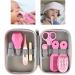 Nirelief Baby Grooming Kit - Newborn Care Set with Thermometer & Storage Case - Pink 8pcs - Buy Online on SooperMarket.com