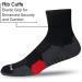 AKOENY Men's Ankle Athletic Running Quarter Socks (6-Pack) Black - Size 9-12 - Buy Online on SooperMarket.com