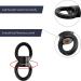 Fusion Climb Delta Swivel  Safest Rotational Device Hanging Accessory for Web Tree Swing  Therapy Swing  Aerial Dance  Swing Spinner Hanger  Rock Climbing  Hanging Hammocks (FP-8300-BLKBLK) Dual Oval Rings - Buy Online on SooperMarket.com