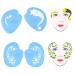 Diy face paint make -up stencil body coloring page flower butterfly make -up tool for body painting parties halloween and children make up up
