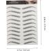Hemoton 18 Sheets Imitation Eco Eyebrow Sticker Imitation Eyebrow Fake Eyebrow 4d Transfer Stickers - Buy Online on SooperMarket.com