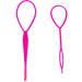 ruech 2 Topsy Tail French Braid Loop Hair Braid Ponytail Maker Hair Styling Tools Ponytail Creator Plastic Loop Hair Accessories (Pink) - Buy Online on SooperMarket.com