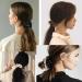 6 Pieces Hair Scrunchies Multi Colors Satin Elastic Soft Hair Ties Scrunchy Hair Bands for Girls and Ladies - Buy Online on SooperMarket.com