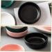 MAGICLULU 8 Pcs Sauce Dish Vinegar Dish Sauce Serving Sauce Bowls Relish Plate Small Ceramic Bowl Soy Sauce Dish Ingredient Bowls for Prep Sauce Seasoning Dish Fruit Seasoning re-usable 9X9X2.5CMx4pcs Blackx4pcs - Buy Online on SooperMarket.com