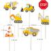 35-Pack Construction Cupcake Toppers Picks for Kids Birthday Party Decorations - Dump Truck, Excavator, Tractor Theme - Buy Online on SooperMarket.com