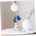 Ciieeo Desktop Decor Office Plants Hydroponics Holder Vase Table Container Decorative Desk Home Delicate White 7X13CM - Buy Online on SooperMarket.com