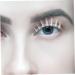 HAPINARY 2 Pairs White False Eyelashes Fake Eyelashes Fake Lashes Makeup Supplies Makeup False Eyelashes Performance Makeup Eyelashes Women Eyelashes Cosmetics Chemical Fiber Japanese Miss - Buy Online on SooperMarket.com