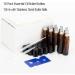 12 Pack 10ml Amber Glass Essential Oil Roller Bottles with Stainless Steel Roller Balls and Accessories | Labels, Openers, Funnels, Droppers Included - Buy Online on SooperMarket.com