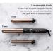 FoxyBae Rose Gold 3-in-1 Curling Wand - Ionic Professional Curling Iron with Temperature Control for Perfect Curls - Buy Online on SooperMarket.com