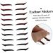 WOFASHPURET Double Sided Eyelid 20 pairs Red Makeup Eye Charming Eyelid Gold Eyeliner Black Purple Tapes Eyeshadow Shiny Double - Buy Online on SooperMarket.com
