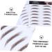 PLAFOPE 5pcs Eyebrow Stickers Brow Shaper Sticker Makeup Stickers Artificial Eyebrow 6d Cosmetic Make up 21x15cm Brown - Buy Online on SooperMarket.com