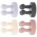 HAPINARY 4pcs Nail- Seamless Hook Towel Hook Bathroom Hooks for Towels Hook for Wall Hat Hooks