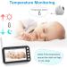 MYPIN 4.3'' LCD Wireless Video Baby Monitor with Camera and Night Vision - Two Way Audio, VOX Mode, Temperature Alert - nooie Baby Monitor HS0329 - Buy Online on SooperMarket.com