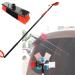 Water Fed Pole Kit Car Window Glass Cleaning Brush Lightweight Outdoor Washing Equipment with Adjustable Pole and 20m Hose 55cm Brush Head 6M/21FT