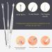 Verdant Touch Portable Blackhead Needle Set Blackhead Needle Set Stainless Steel Aluminum Box Portable Blackhead Extractor Tool Kit for Men Women - Buy Online on SooperMarket.com