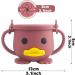 Non-Spill Silicone Baby Snack Cup with Lid - BPA-Free, Easy to Hold & Portable - Purplish Red - Buy Online on SooperMarket.com